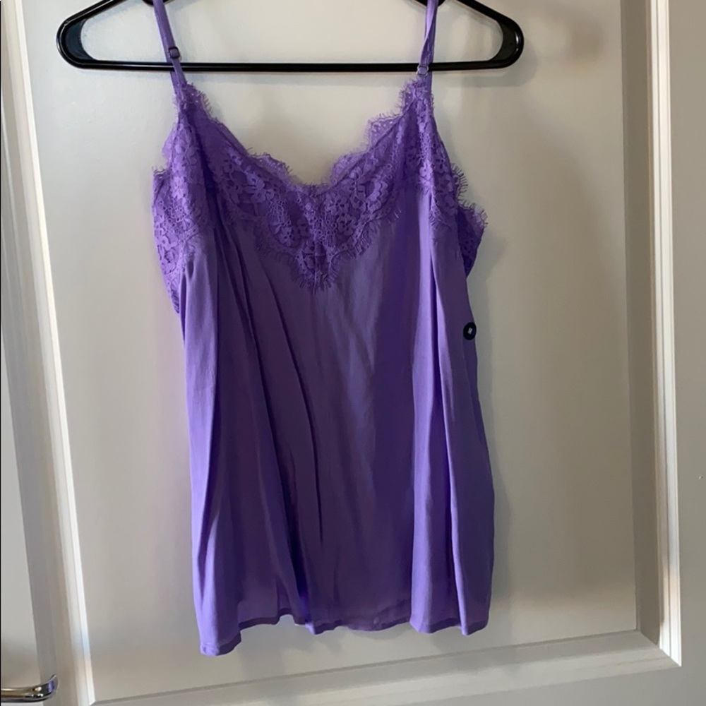 A&F Lavender Lace Camisole